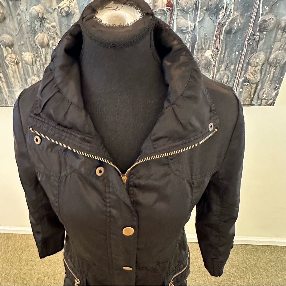 ⭐️ Barti Italy Small Black Satin Coat - Picture 3 of 16